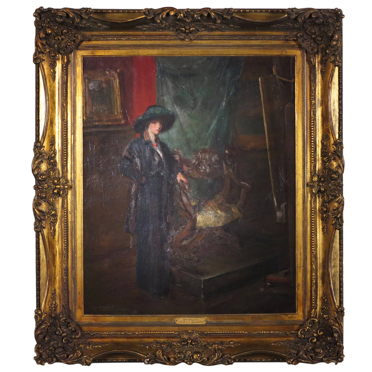 Artist Studio Painting By Albert Rosenthal For Sale At 1stdibs