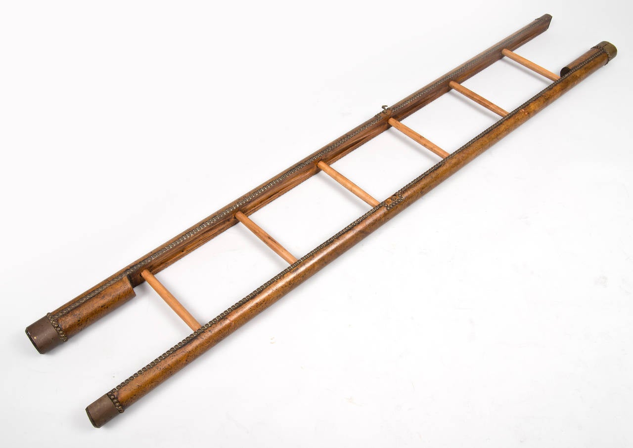 Antique English Pole Ladder For Sale at 1stDibs