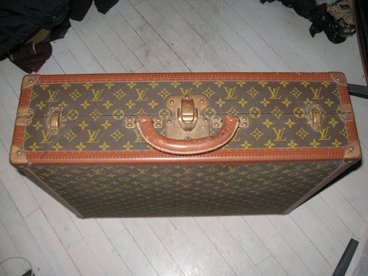 Louis Vuitton Vintage Suitcase with Hangers at 1stDibs