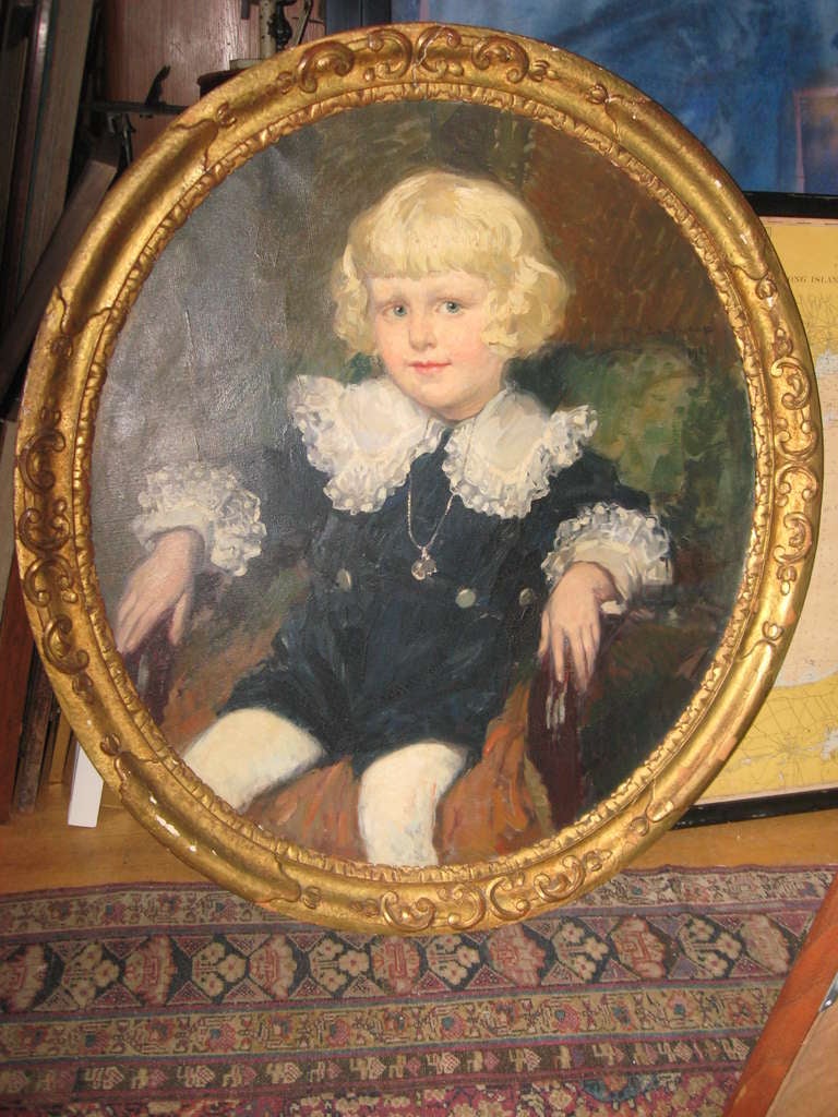 Oil Painting of a Young Boy For Sale at 1stDibs oil painting boy