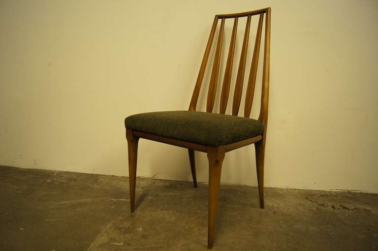 Set of Six Dining Chairs by John For Sale at 1stDibs