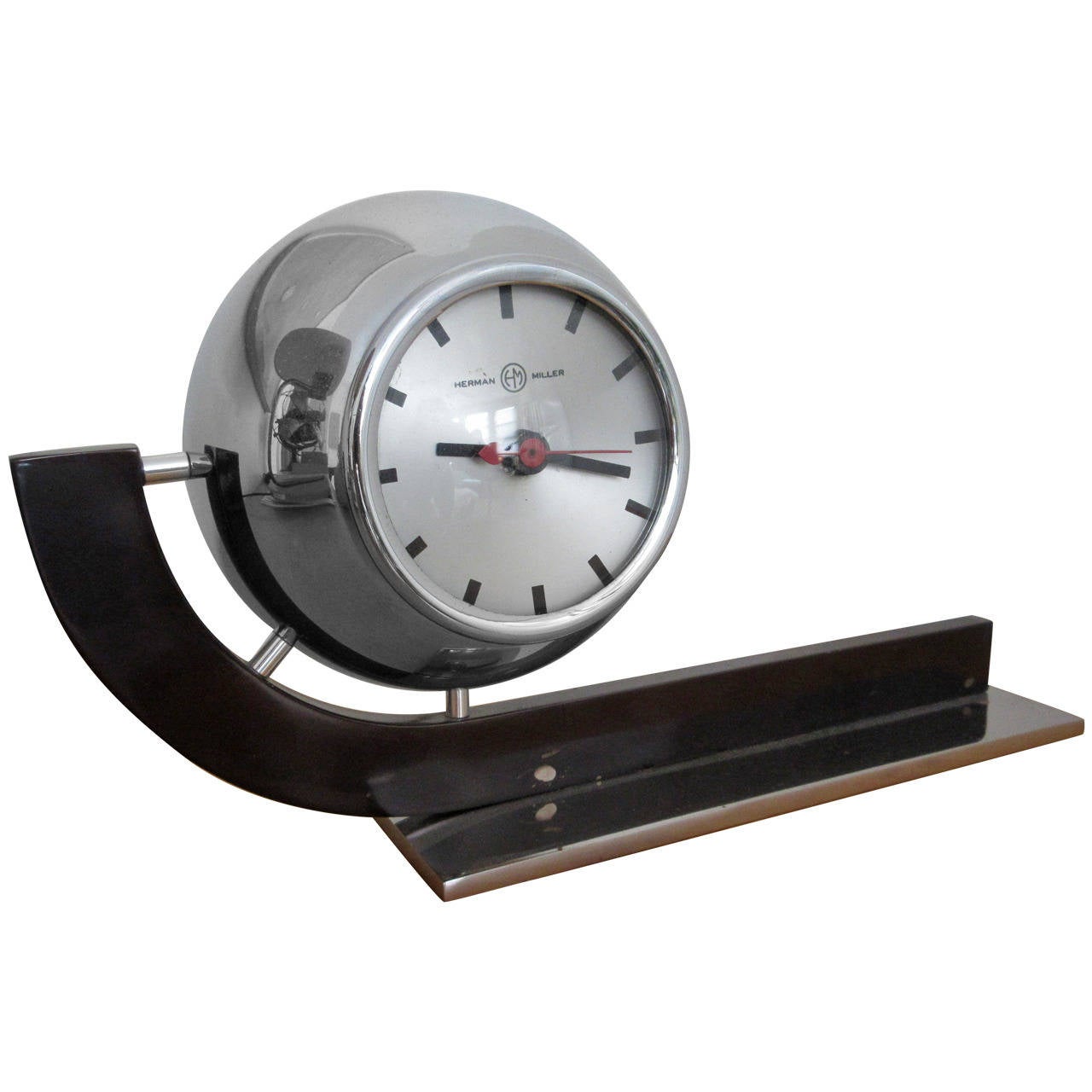 Rare Gilbert Rohde for Herman Miller Desk Clock at 1stdibs