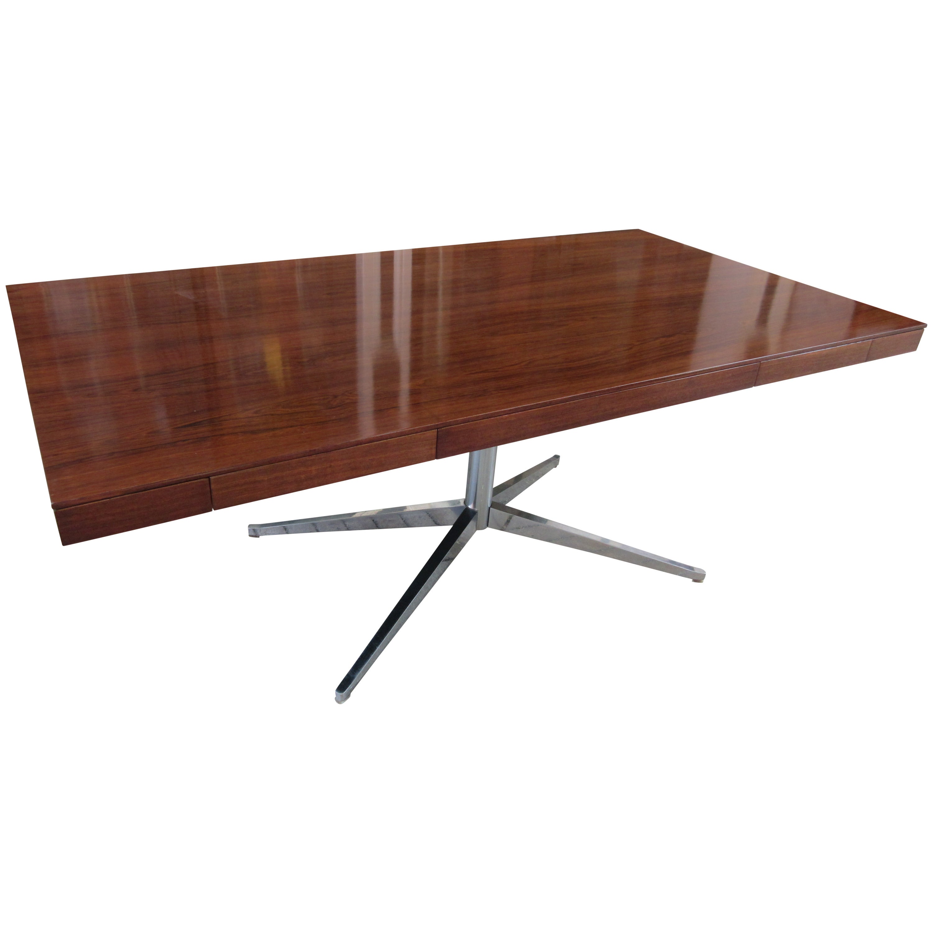 Rosewood Florence Knoll Partners Desk at 1stDibs