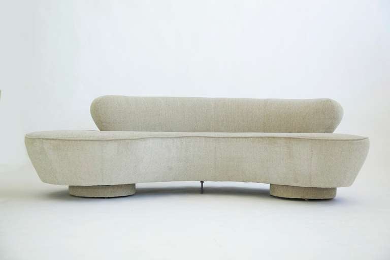 Vladimir Kagan Curved Sofa at 1stDibs