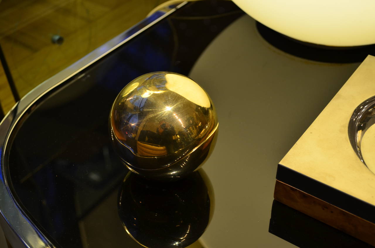 Brass Orb at 1stdibs