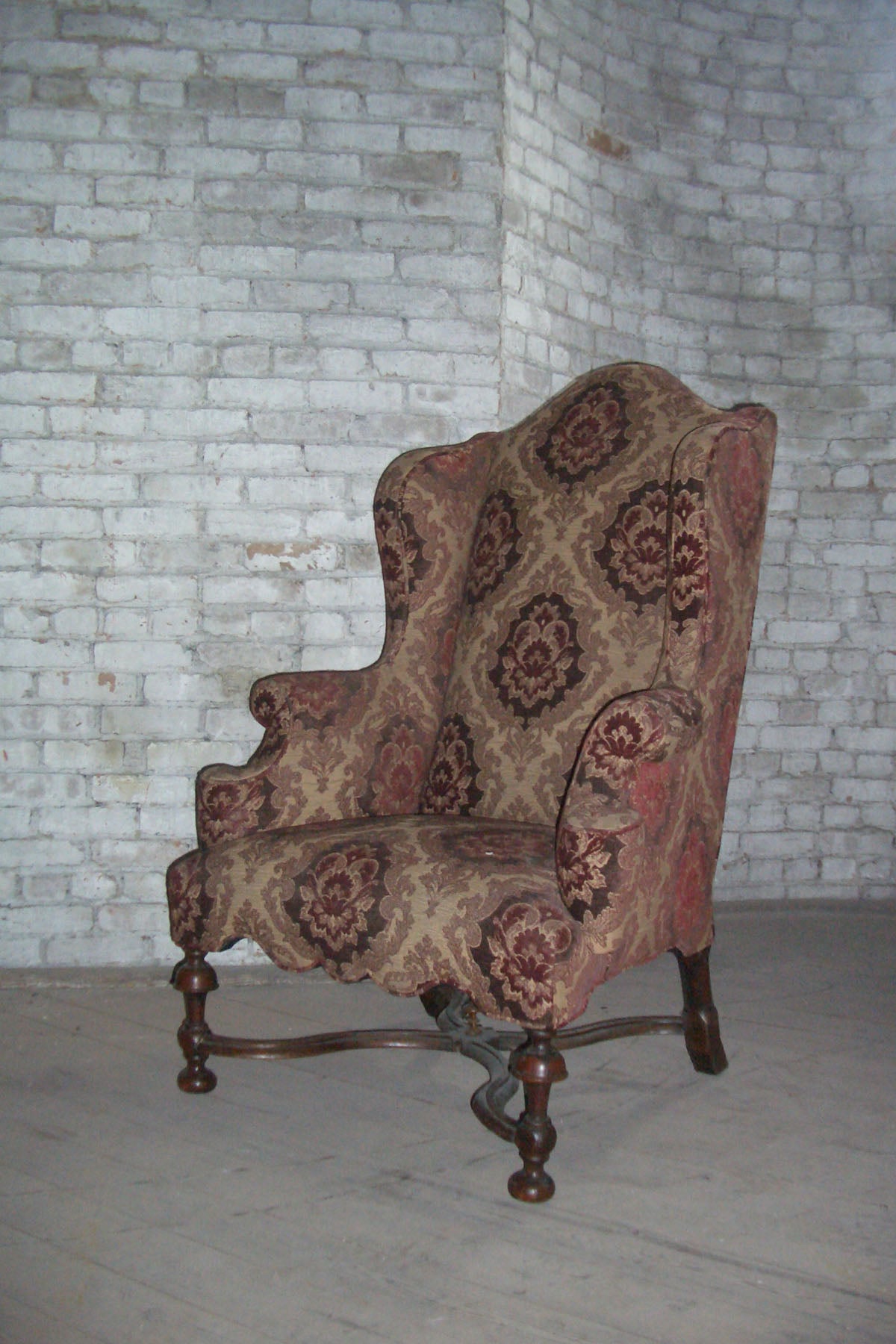 Irish 18th Century Wingback Chair at 1stDibs