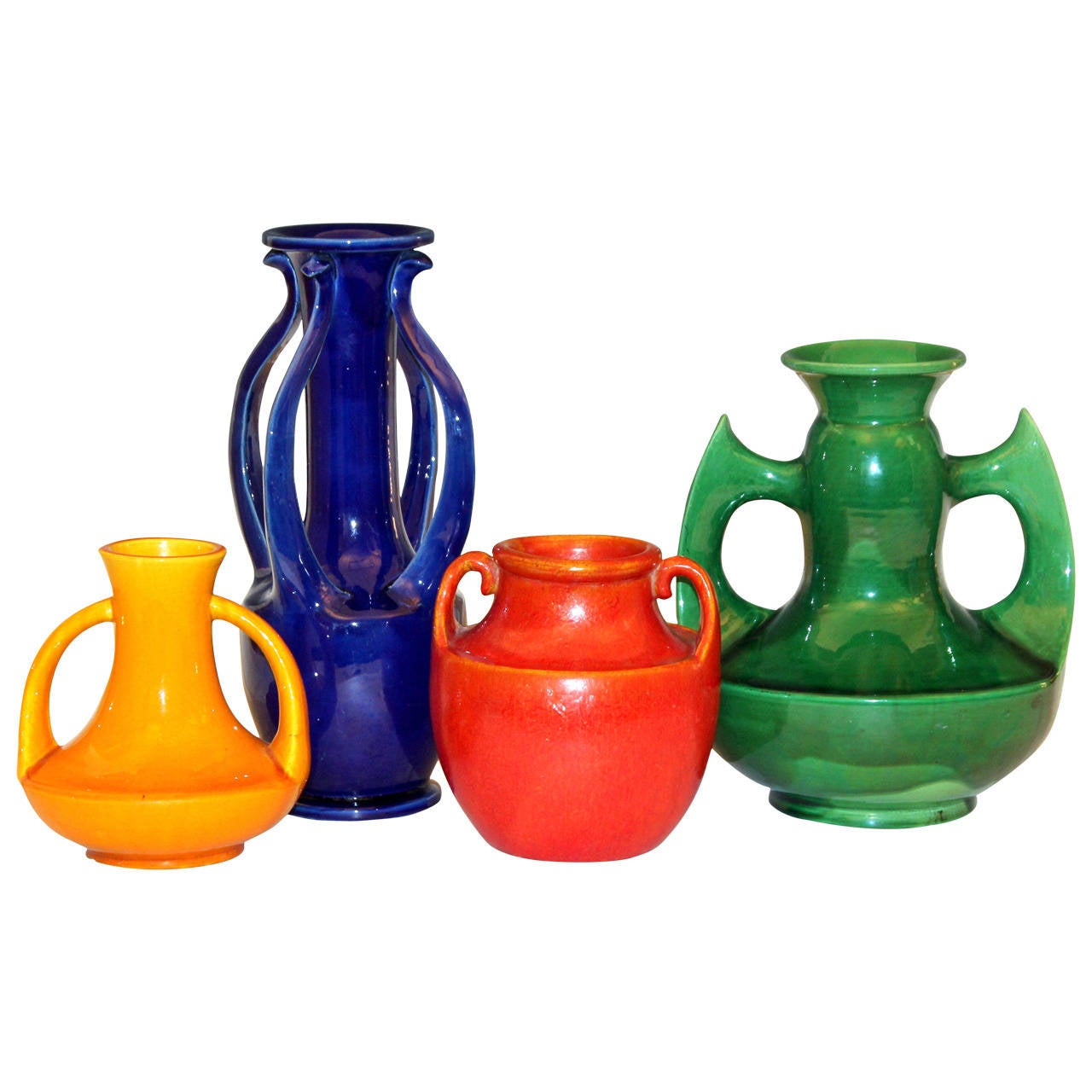 Collection Awaji Pottery Vases in Art Nouveau and Deco Forms at 1stdibs