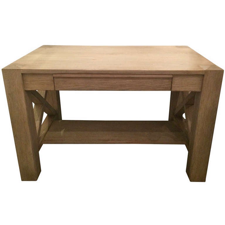 Handmade Wooden Desk For Sale at 1stDibs