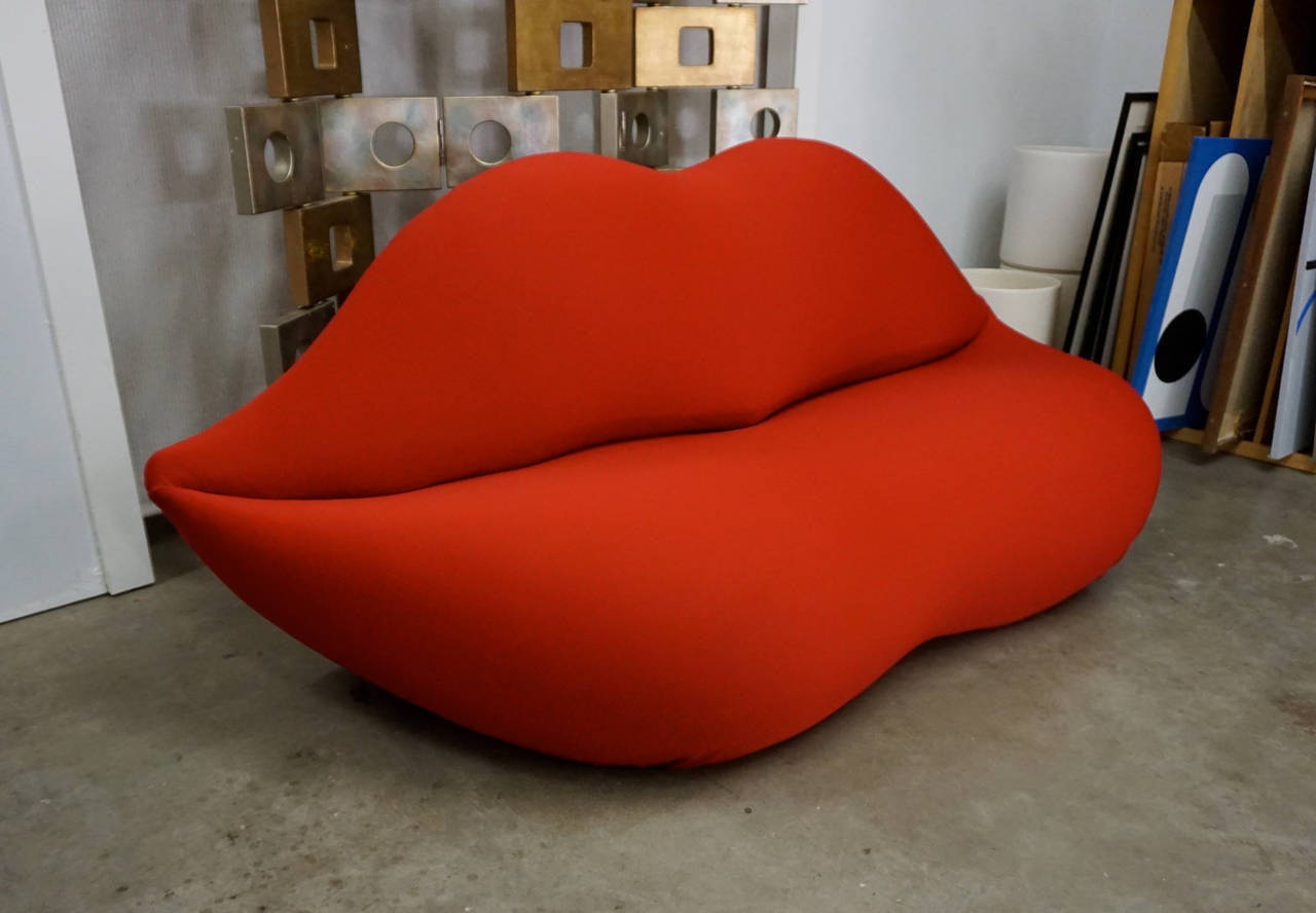 Studio 65 "Marilyn Bocca Lip" Sofa at 1stDibs marilyn bocca sofa, bocca lips sofa, studio 65 bocca
