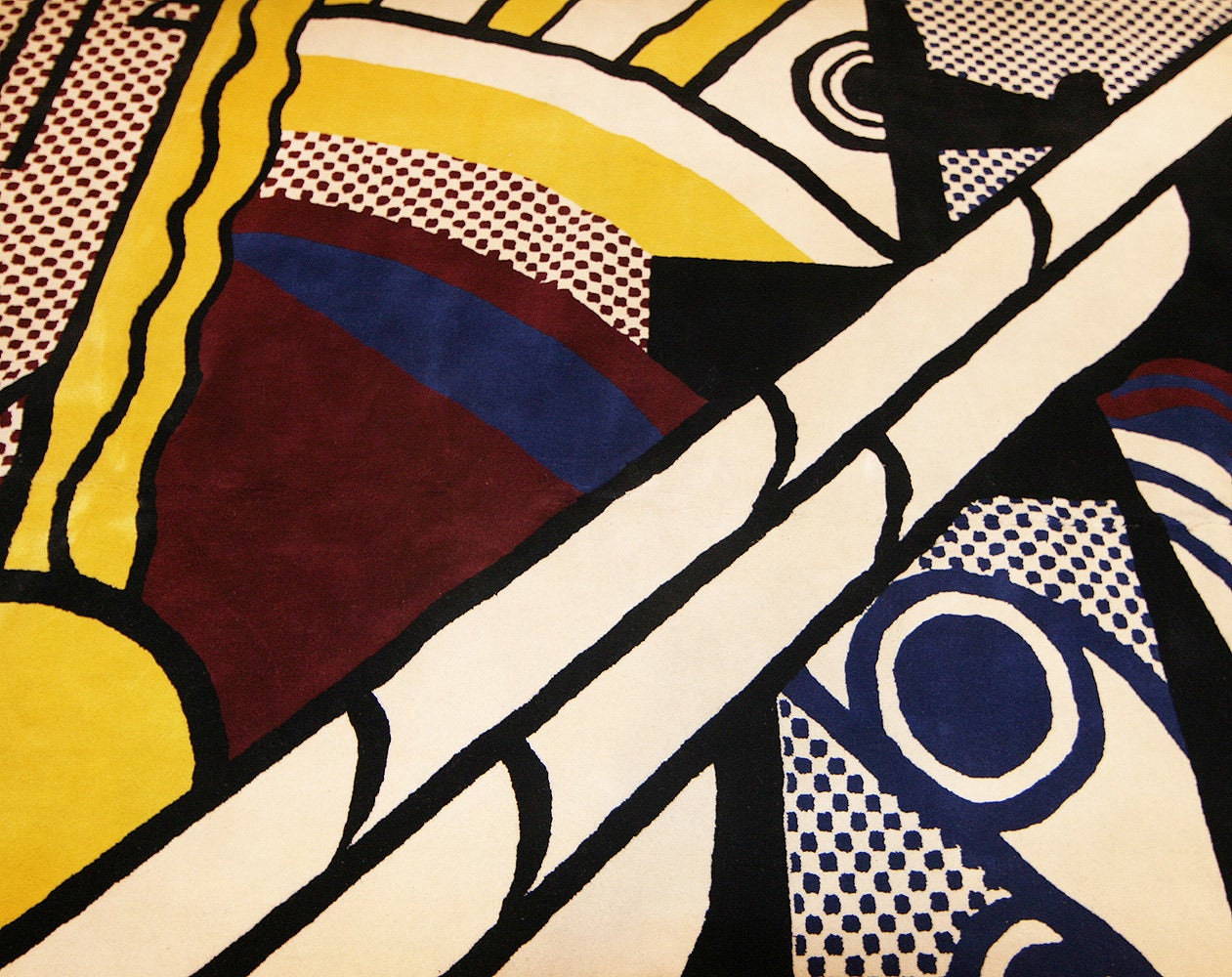 Roy Lichtenstein Pop Art Carpet at 1stdibs