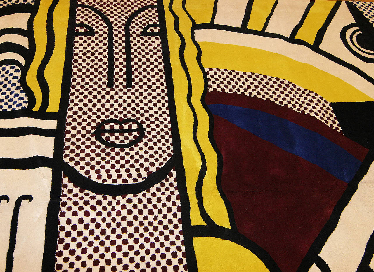 Roy Lichtenstein Pop Art Carpet at 1stdibs