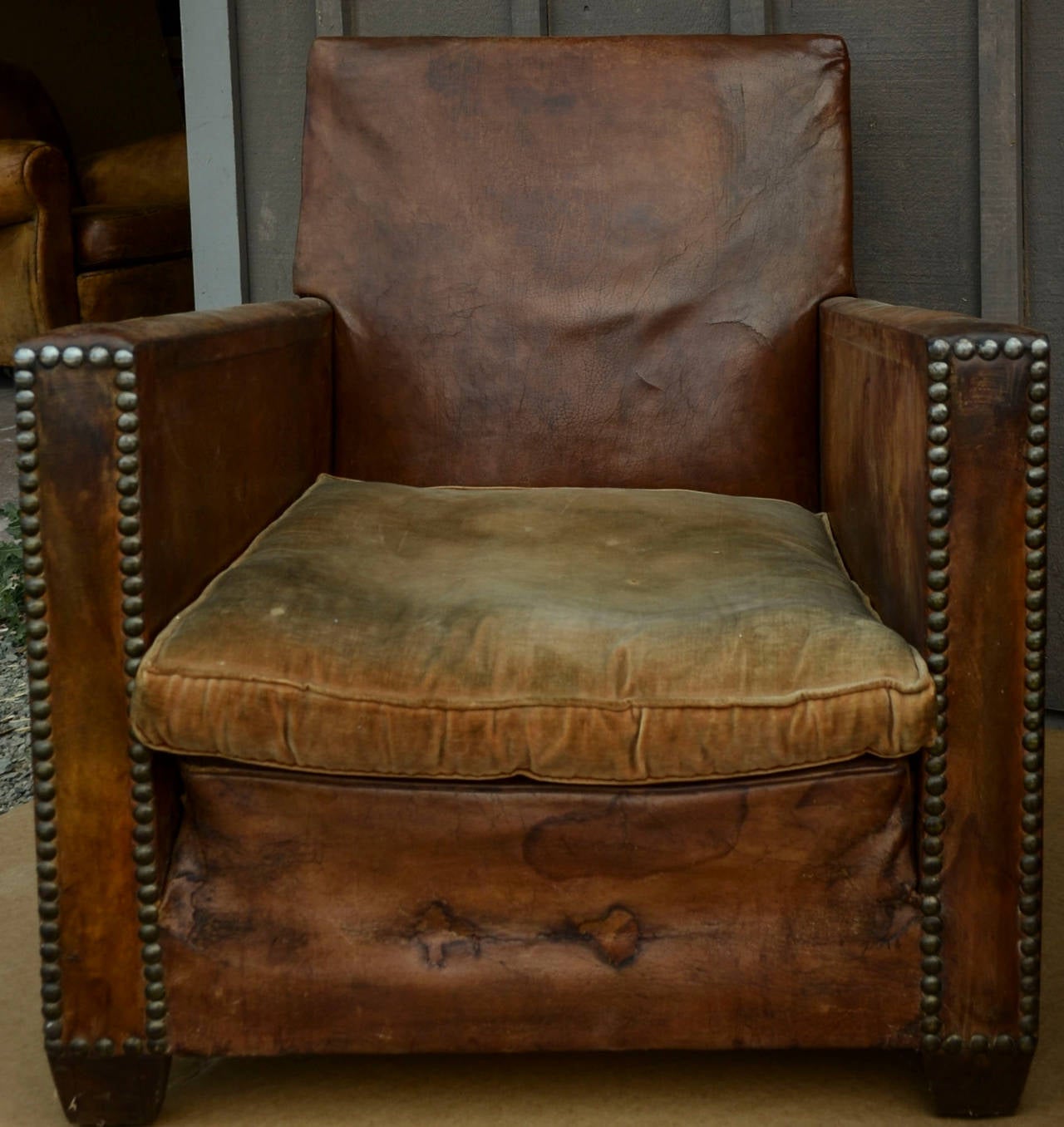 Pair of Leather Club Chairs For Sale at 1stDibs leather club chairs