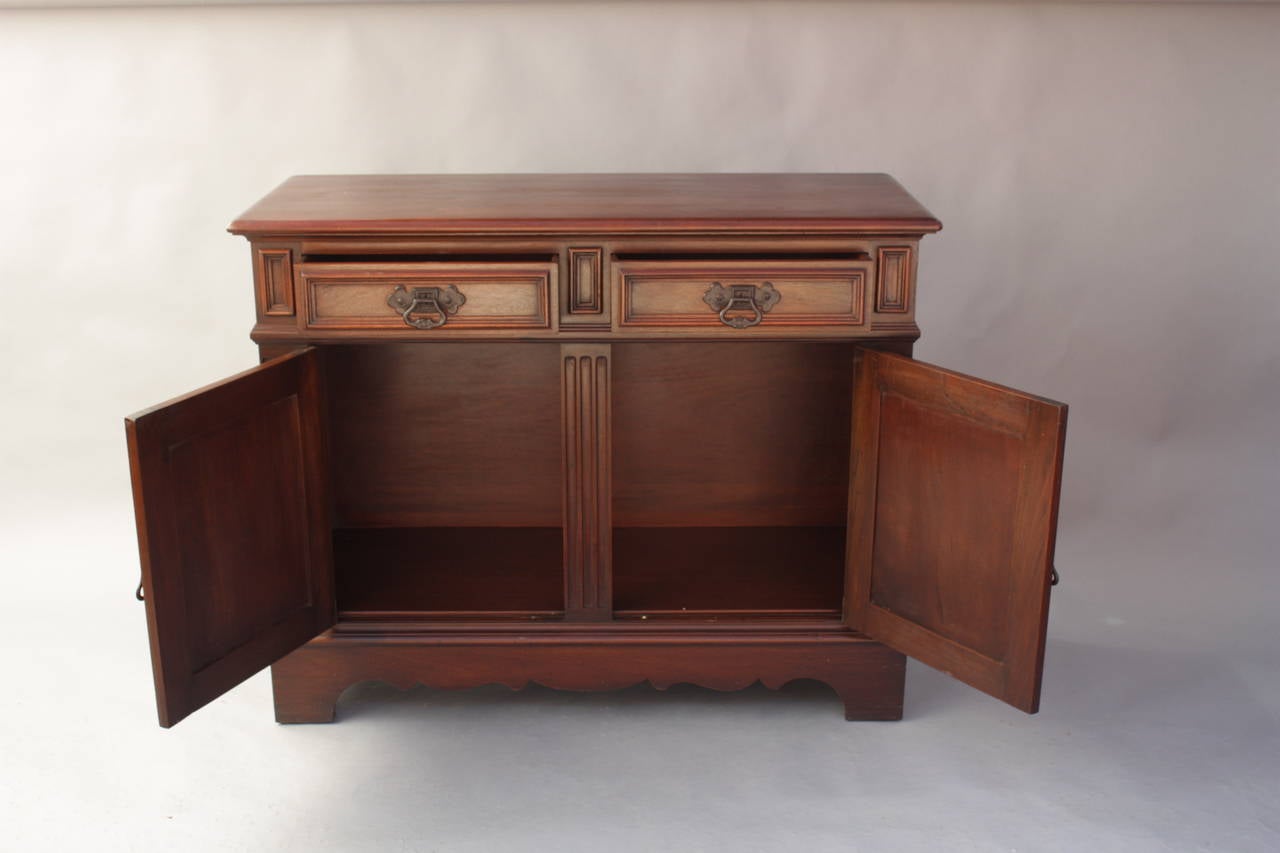 1920s McClellan Manufacturing Walnut Sideboard For Sale at 1stdibs