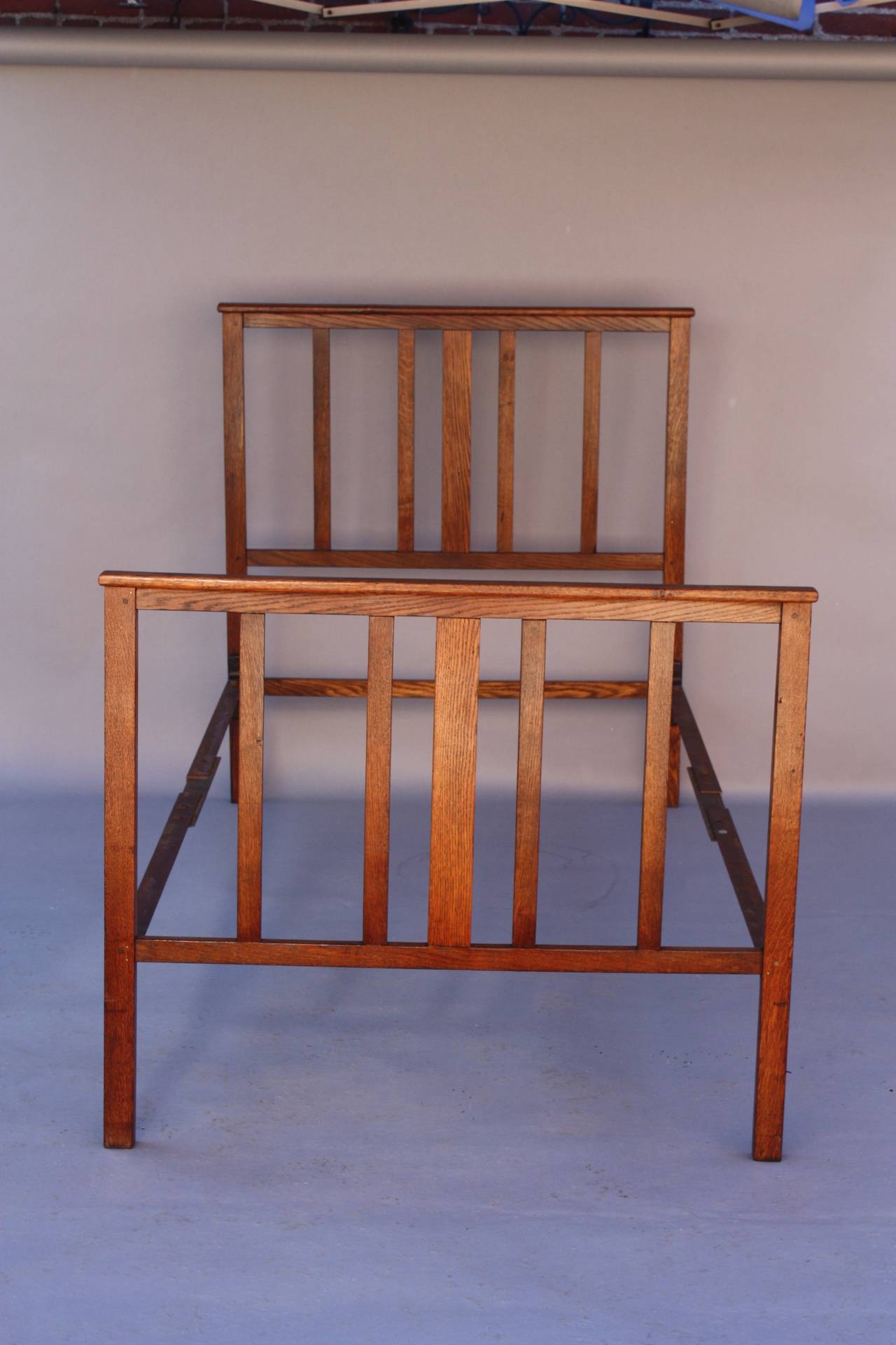 Circa 1910 Antique Arts And Crafts Bed at 1stDibs
