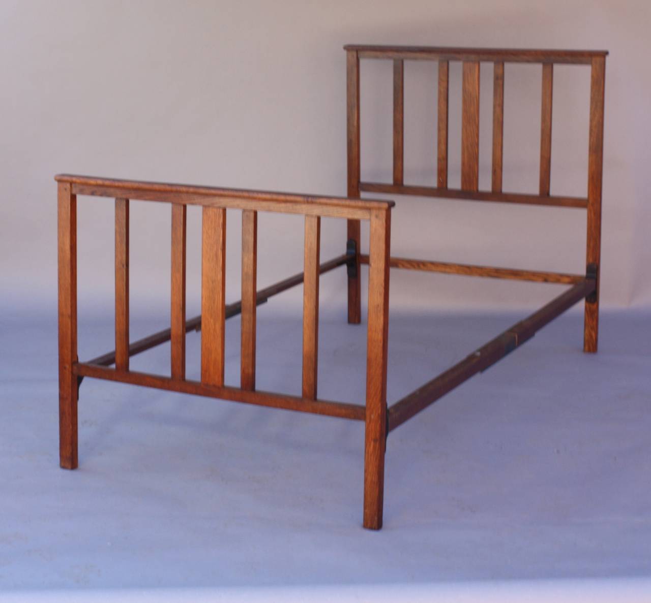 Circa 1910 Antique Arts And Crafts Bed For Sale at 1stdibs