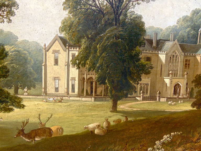 Painting, View of Norton Hall, Northamptonshire by Henry John