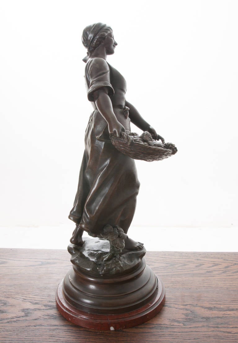 Antique French Bronze Statues