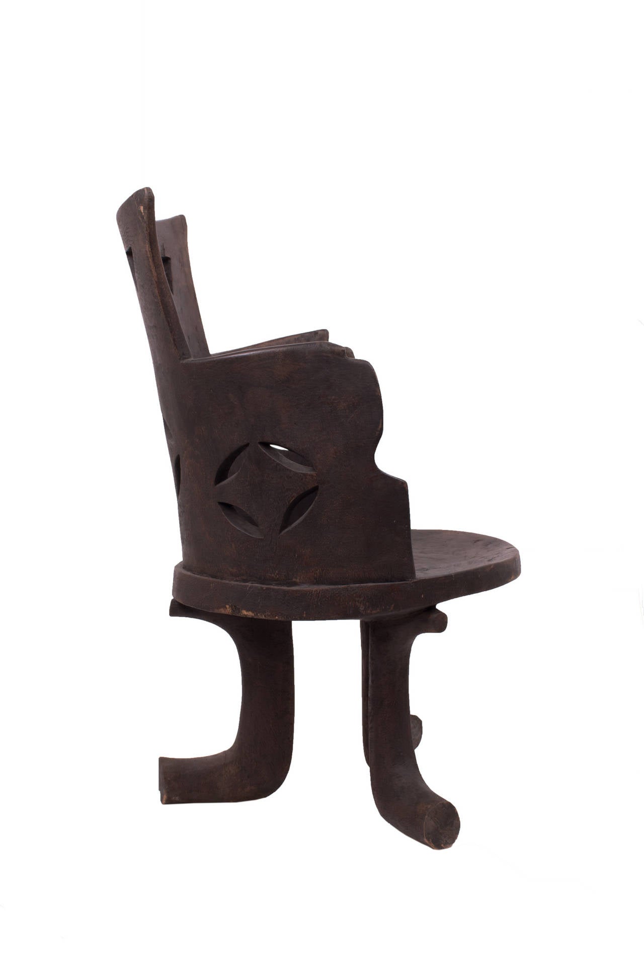 Traditional Ethiopian Wood Chair at 1stDibs ethiopian chairs
