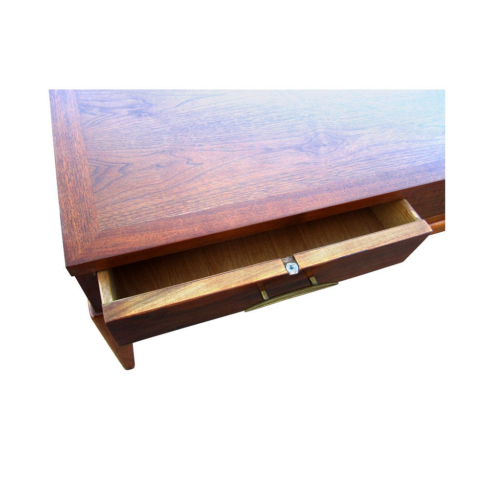 Vintage Lane Walnut Coffee Table with Drawer at 1stDibs vintage lane