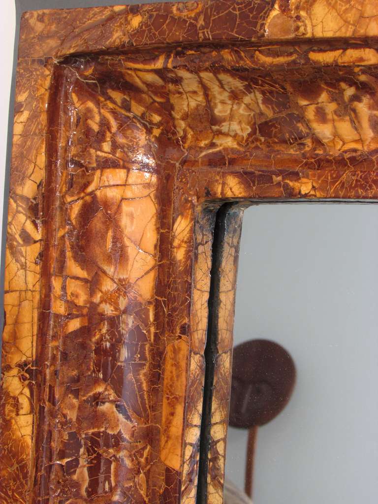 Coconut Shell Mirror For Sale at 1stDibs