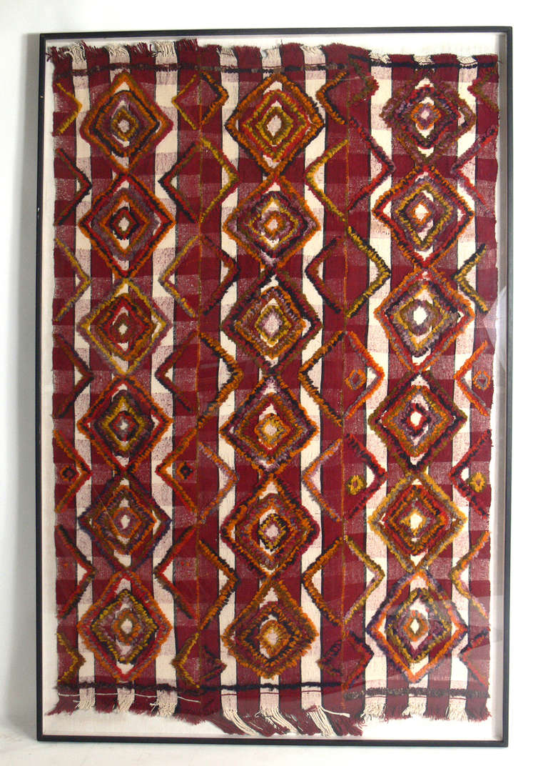 Monumental Scale Framed Moroccan Tapestry at 1stDibs framed tapestry