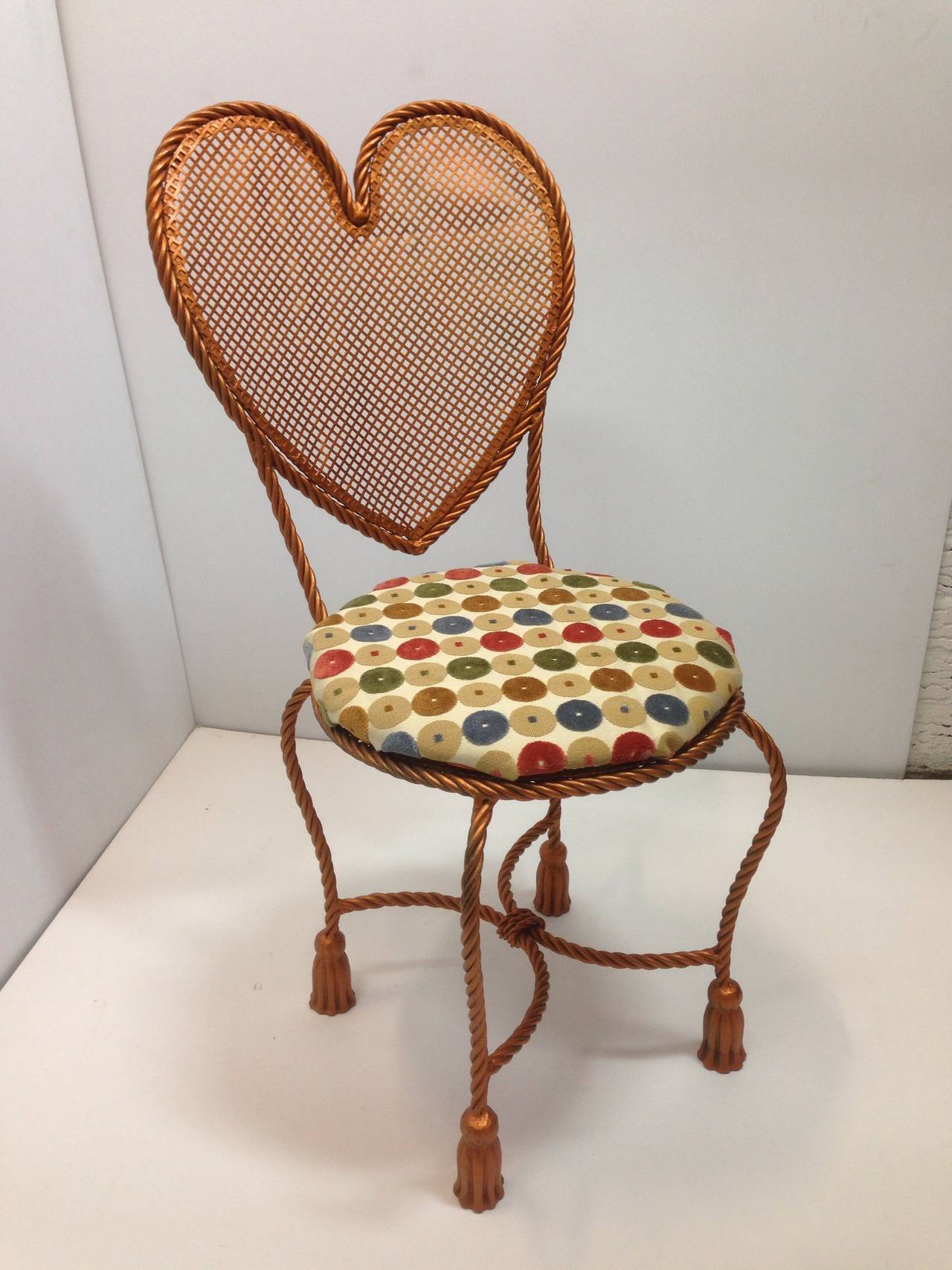 Heart Shaped Rope Chair at 1stDibs