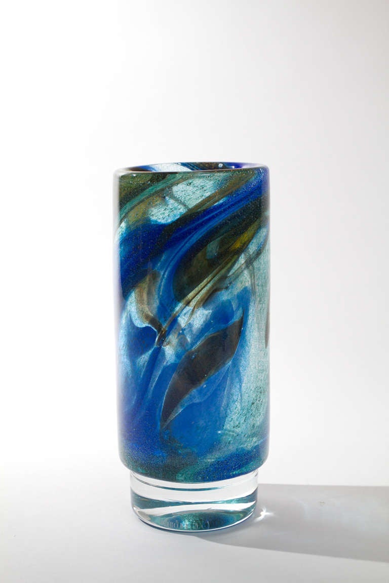 Beautiful Scandinavian Art Glass Vase at 1stDibs iittala vase
