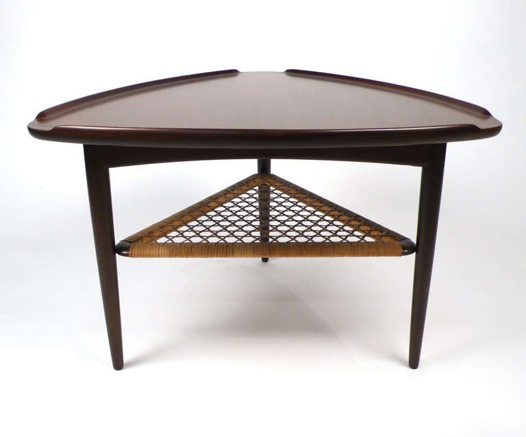 Danish Modern Poul Jensen Teak Table at 1stDibs