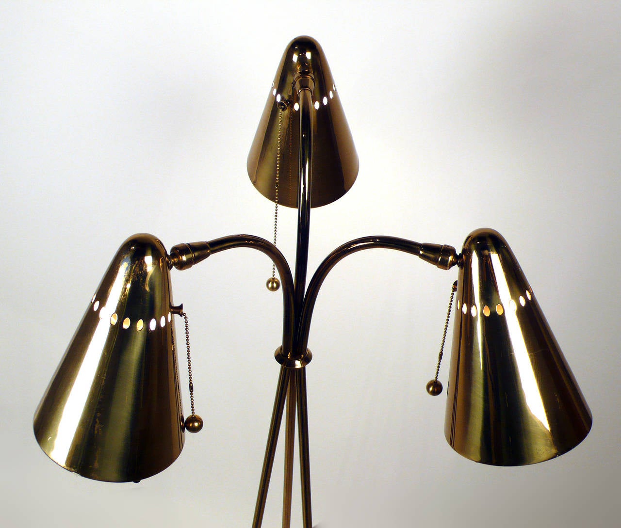MidCentury Tripod Floor Lamp For Sale at 1stDibs