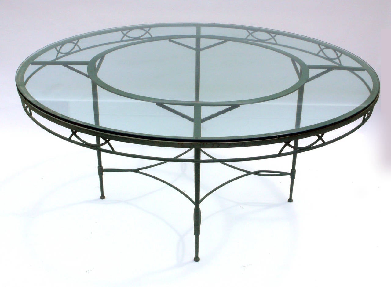 Large Salterini Patio Table Seats 8 at 1stDibs