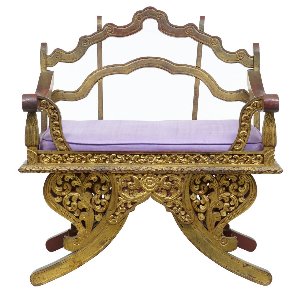 Oriental Thai Howdah Gilt Elephant Saddle Chair at 1stDibs elephant