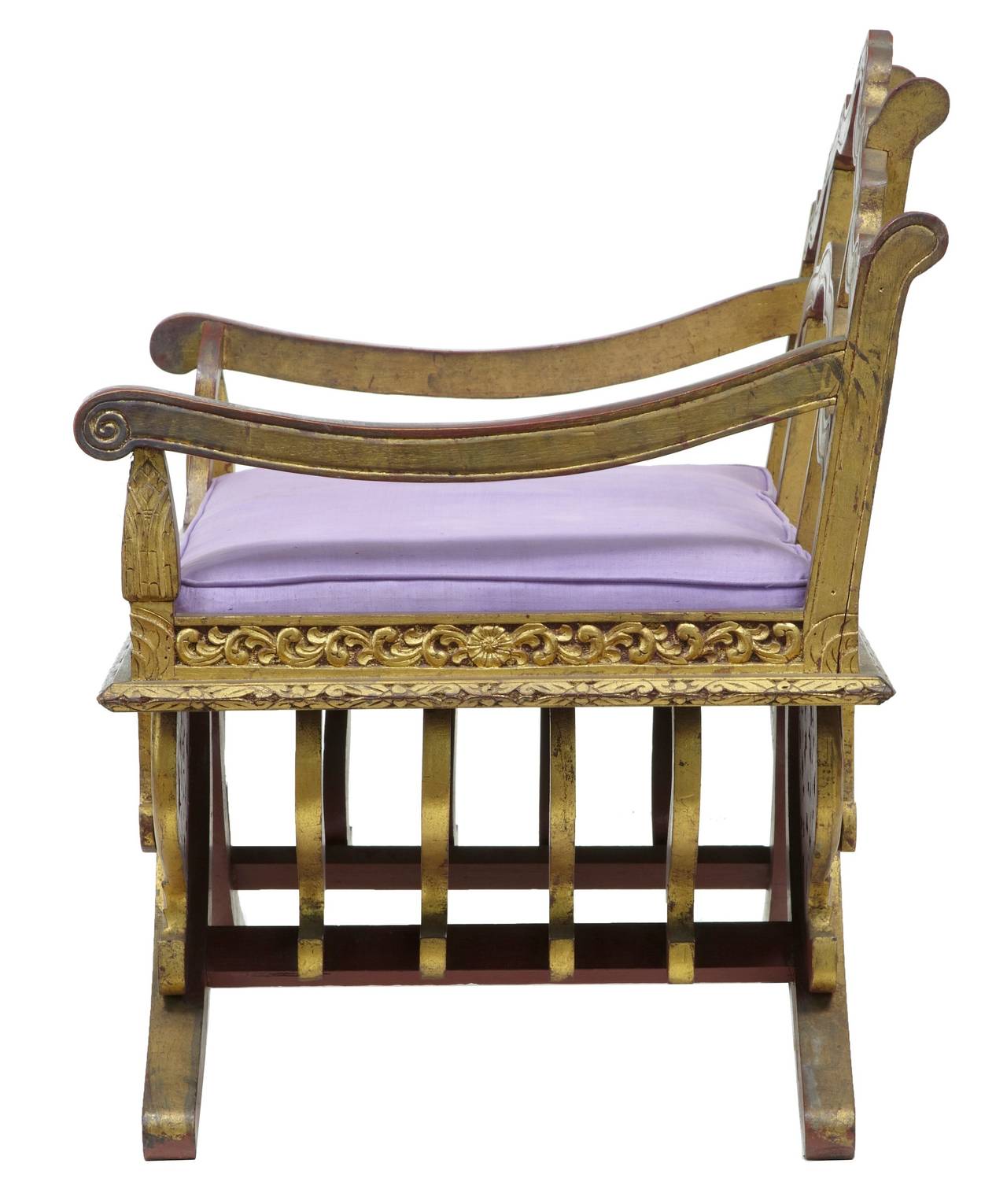 Oriental Thai Howdah Gilt Elephant Saddle Chair at 1stDibs elephant