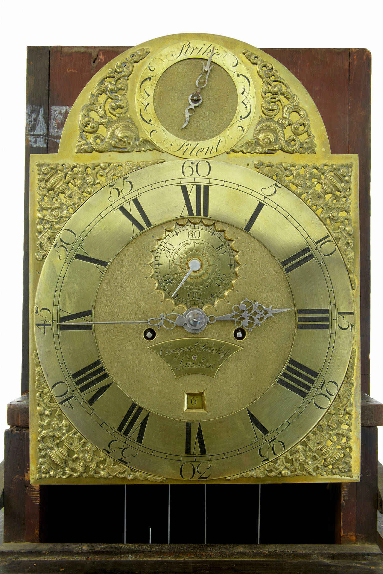 18th Century Mahogany Longcase Grandfather Clock, Conyers Dunlop