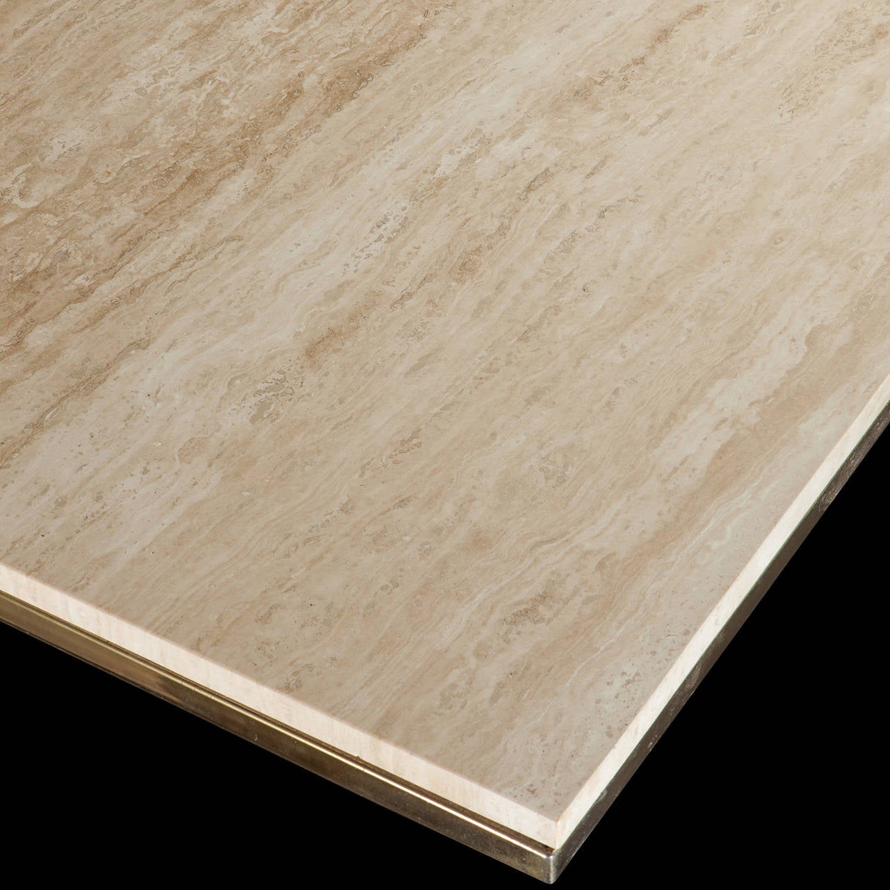 Travertine Marble Dining Table at 1stDibs