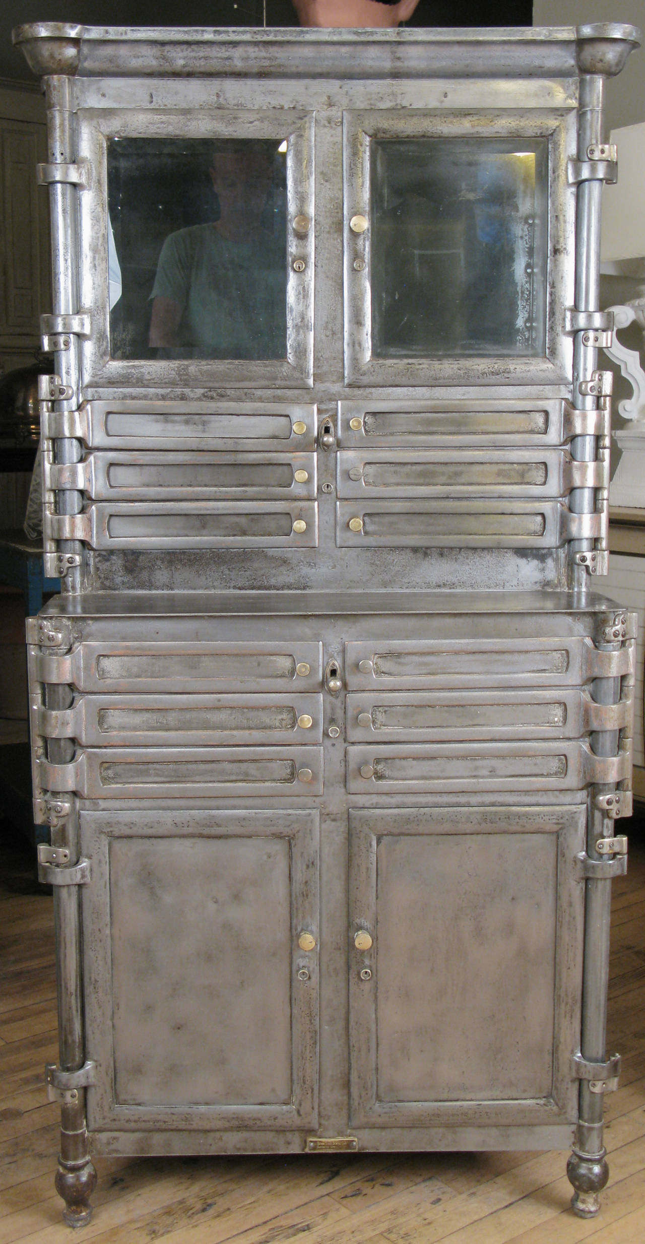 Antique Steel and Glass Medical Dental at 1stDibs antique