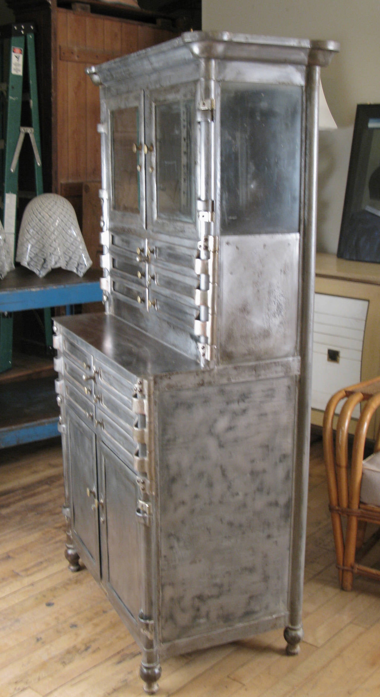 Antique Steel and Glass Medical Dental at 1stDibs antique