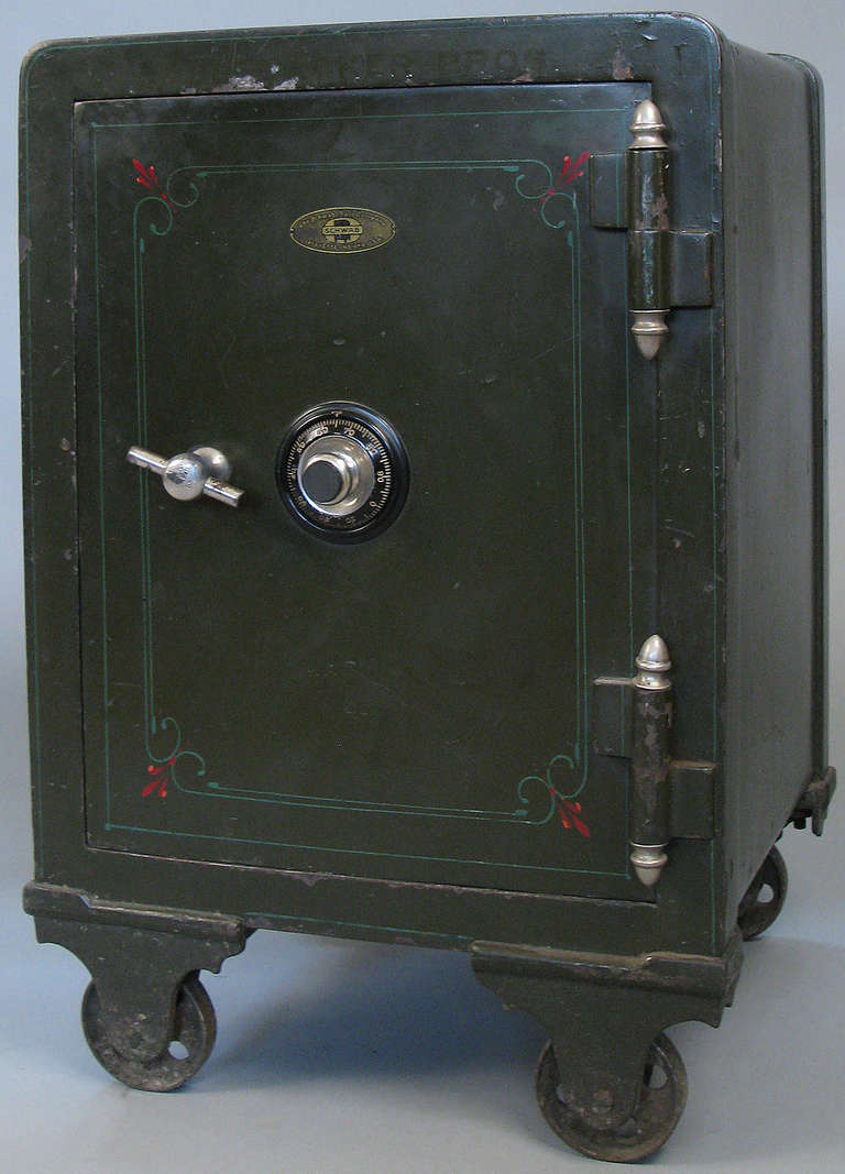 Antique Cast Iron Combination Safe at 1stDibs underwriters laboratories safe antique, antique