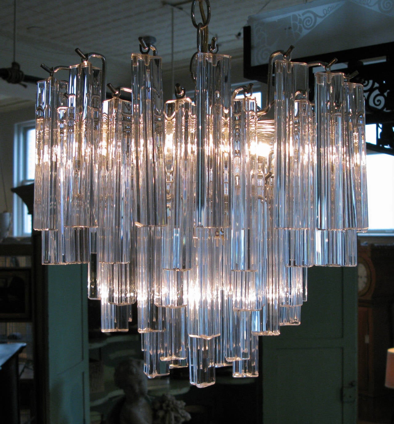 Modern Italian Murano Glass Chandelier by Camer at 1stDibs