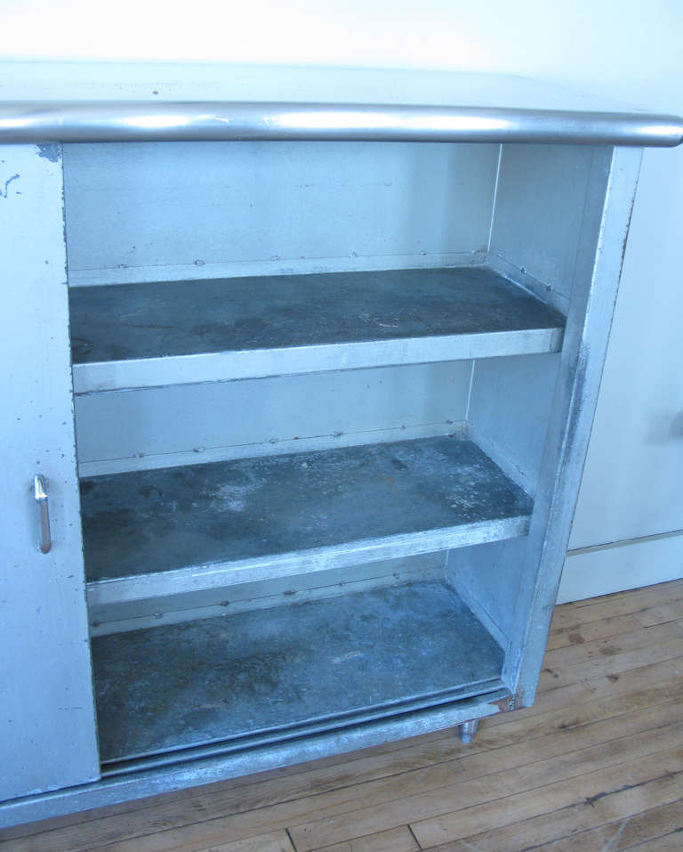 Vintage 1940's Galvanized Steel at 1stdibs