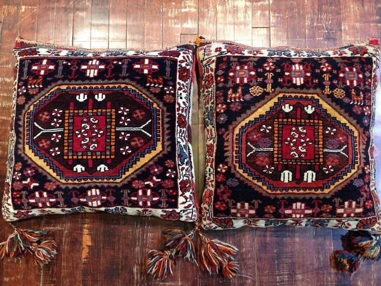 Pair of Persian Pillows at 1stDibs