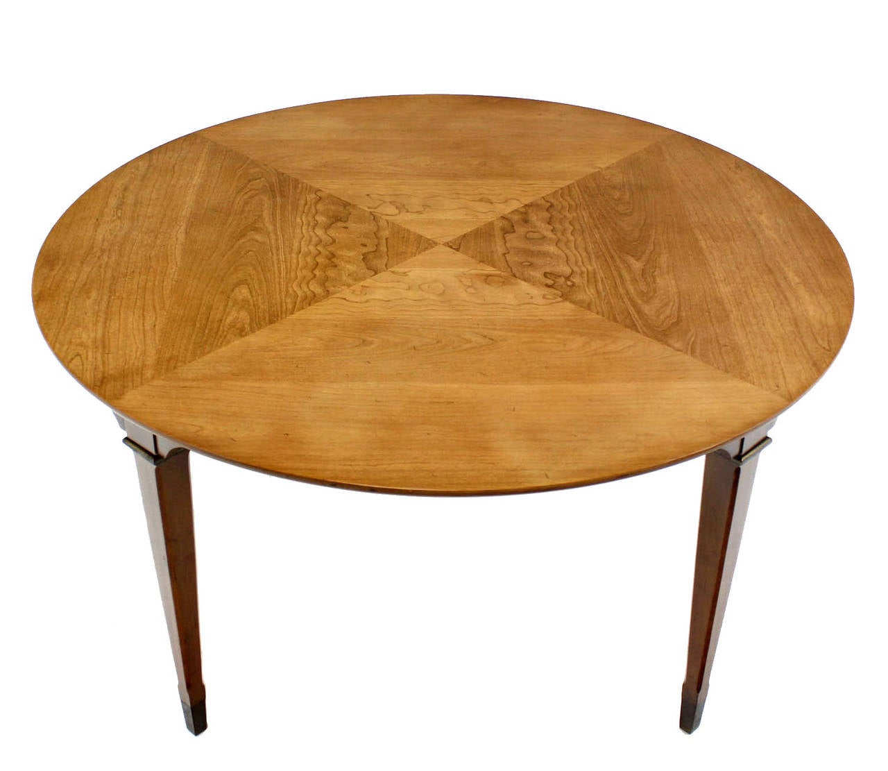MidCentury Modern Bridge Game Table with Four Chairs Set at 1stDibs