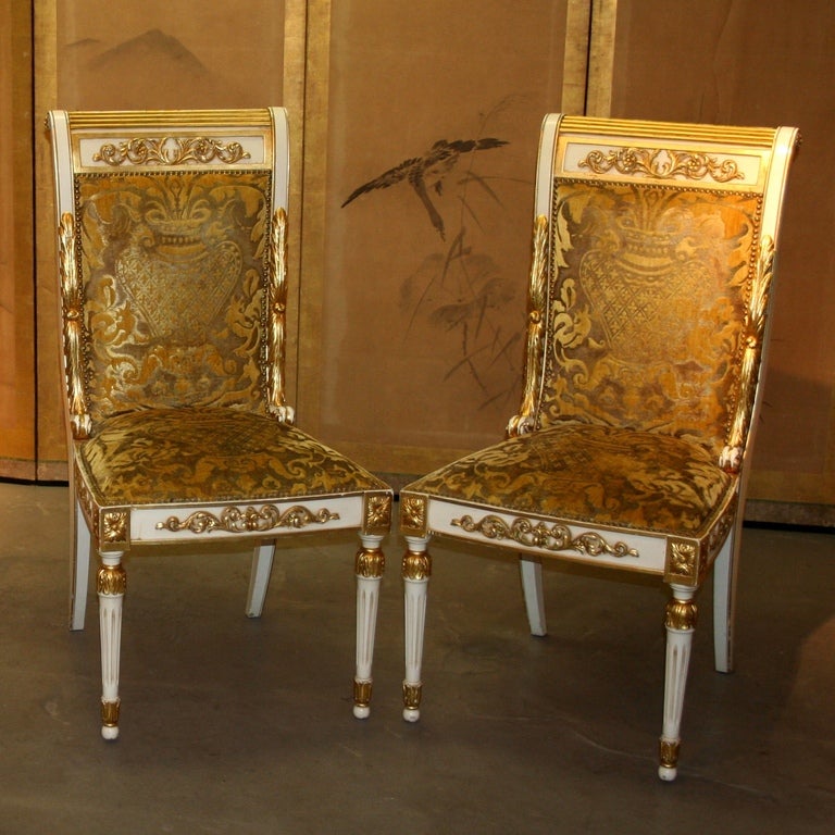 Set Of 4 Gianni Versace Chairs at 1stdibs