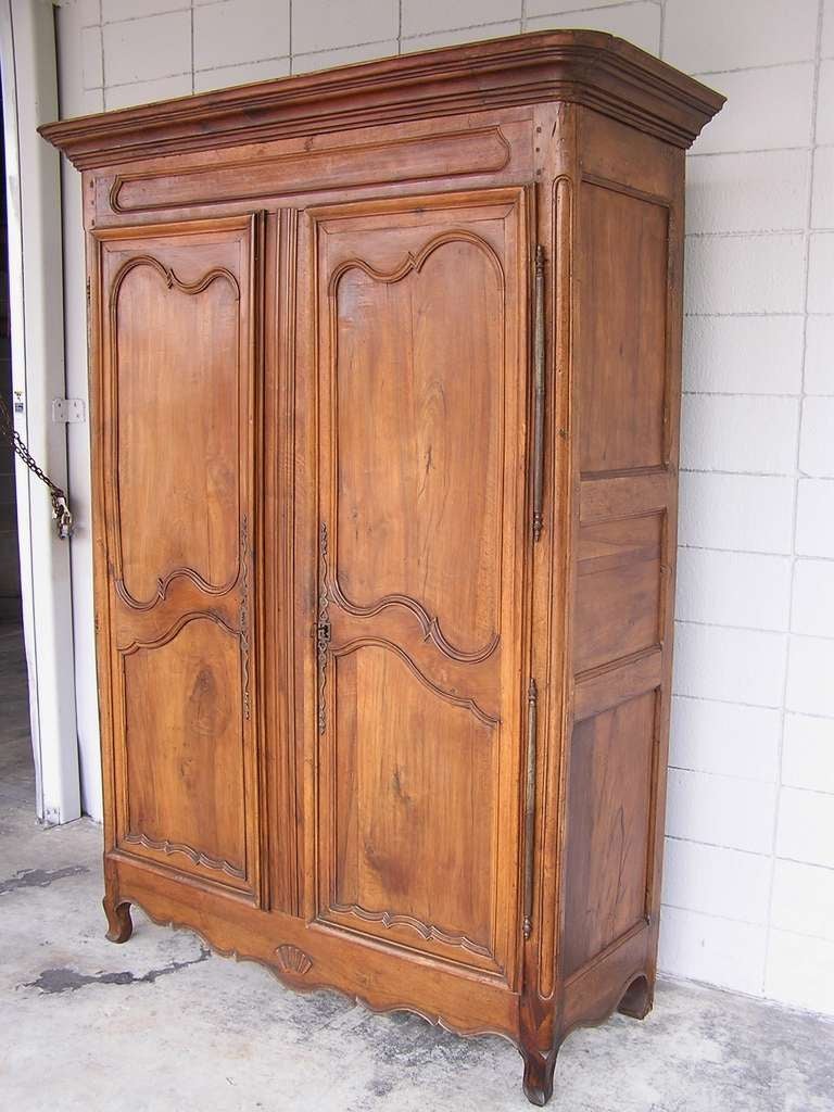 French Provincial Walnut Armoire. Circa 1780 For Sale at 1stDibs