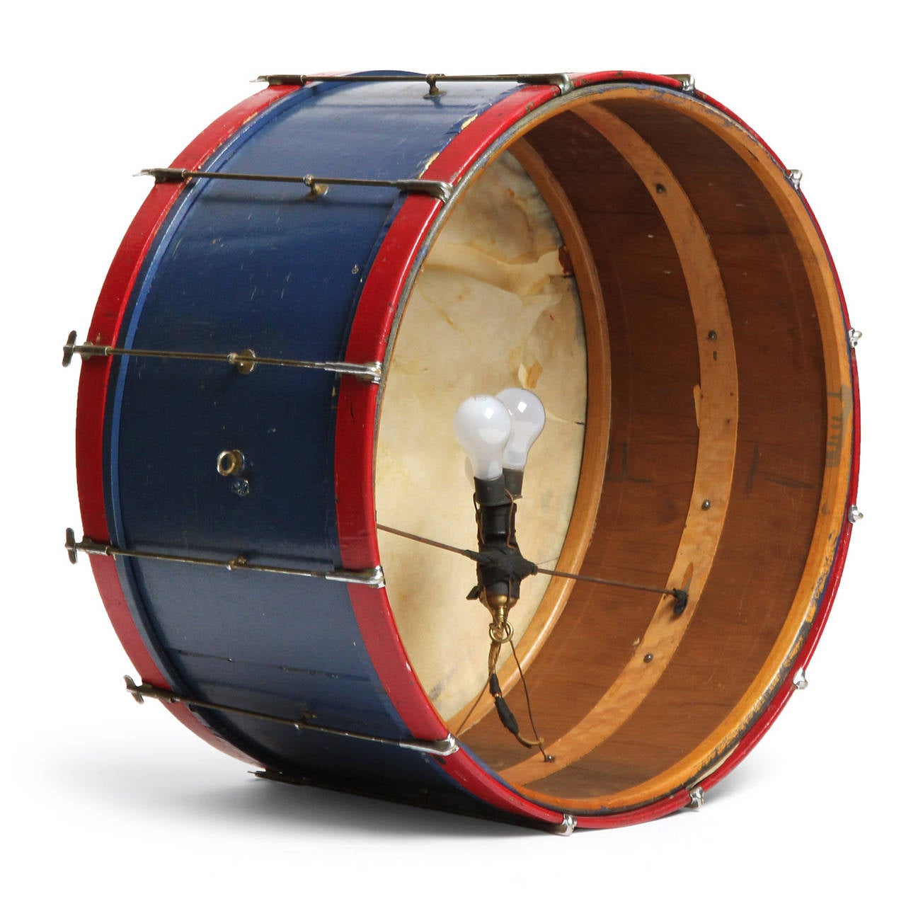 Illuminated Drum Low Table For Sale at 1stDibs bass drum table, black