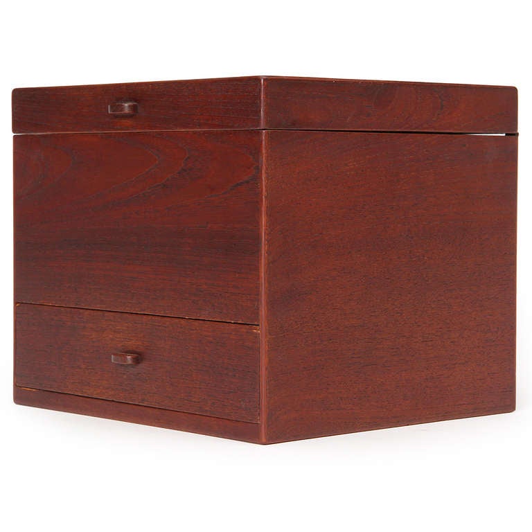Teak Jewelry Box For Sale at 1stDibs