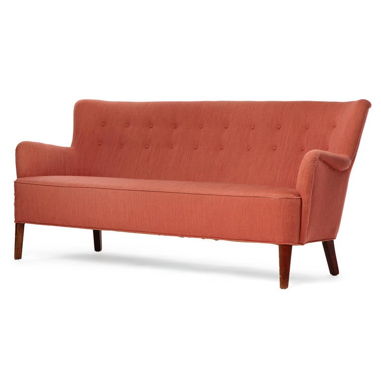 HighBacked Sofa by Hvidt and Molgaard For Sale at 1stDibs high