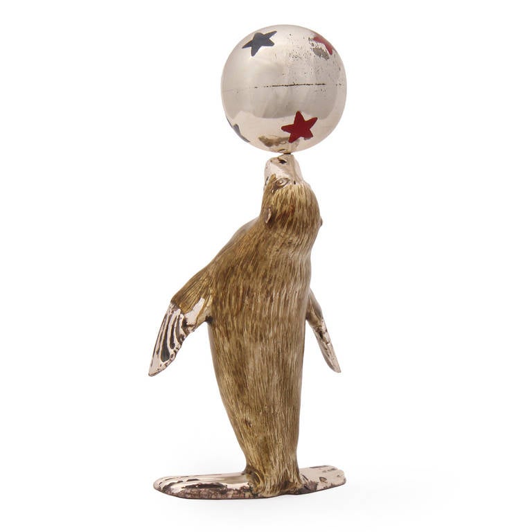 Sterling Sea Lion Figurine by Tiffany and Co. For Sale at 1stdibs