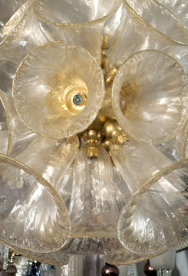 Spectacular TwentySevenLight Chandelier in Murano Glass at 1stdibs