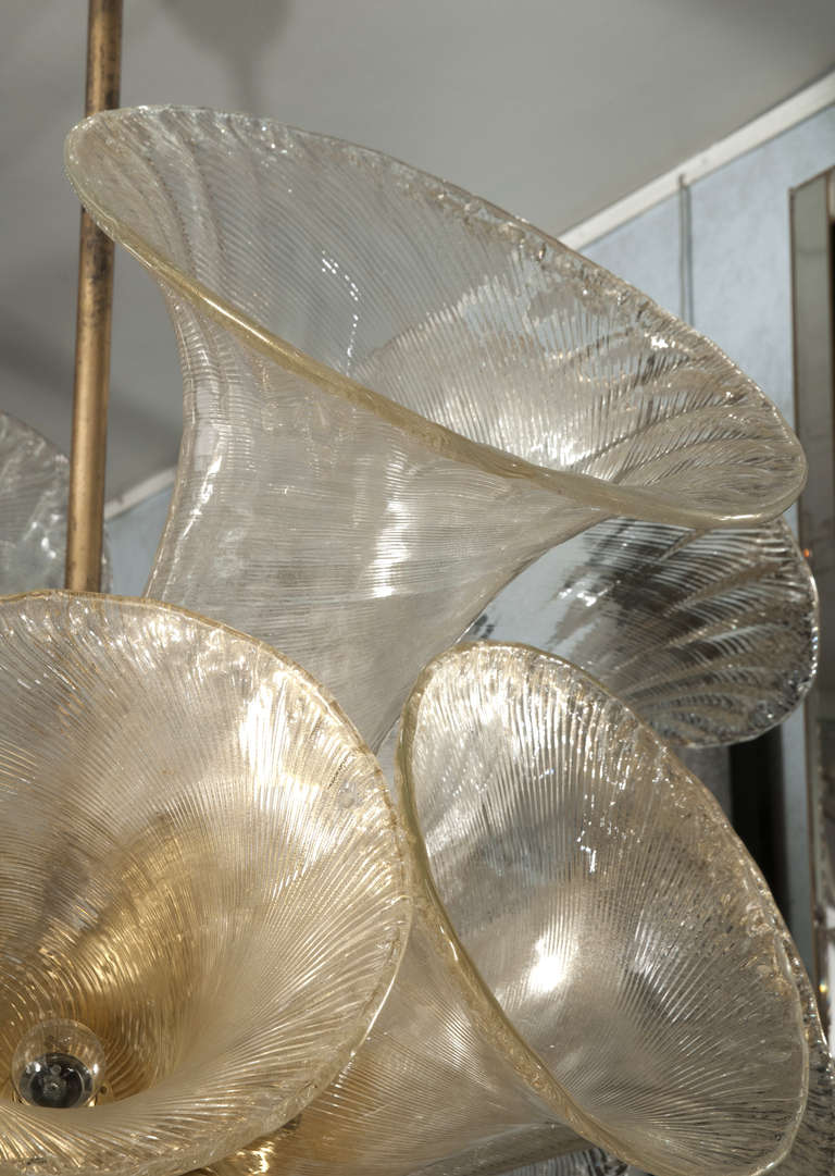 Spectacular TwentySevenLight Chandelier in Murano Glass at 1stdibs