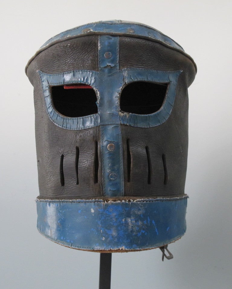 Leather Wrestling Mask at 1stDibs custom leather wrestling masks